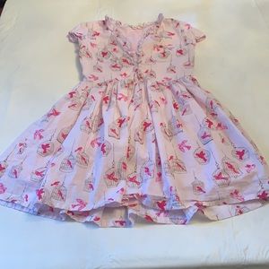 Beautiful Pink Lands End Dress. Size 7